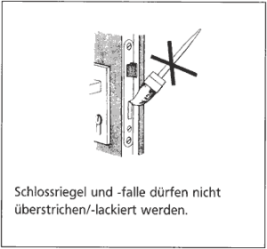 Schlossriegel und Schlossfalle